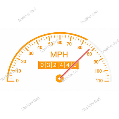 Car Back Glass Meter Sticker