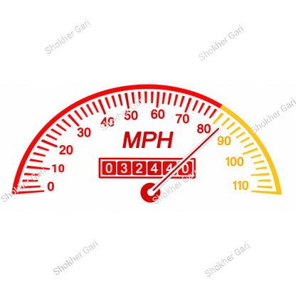 Car Back Glass Meter Sticker