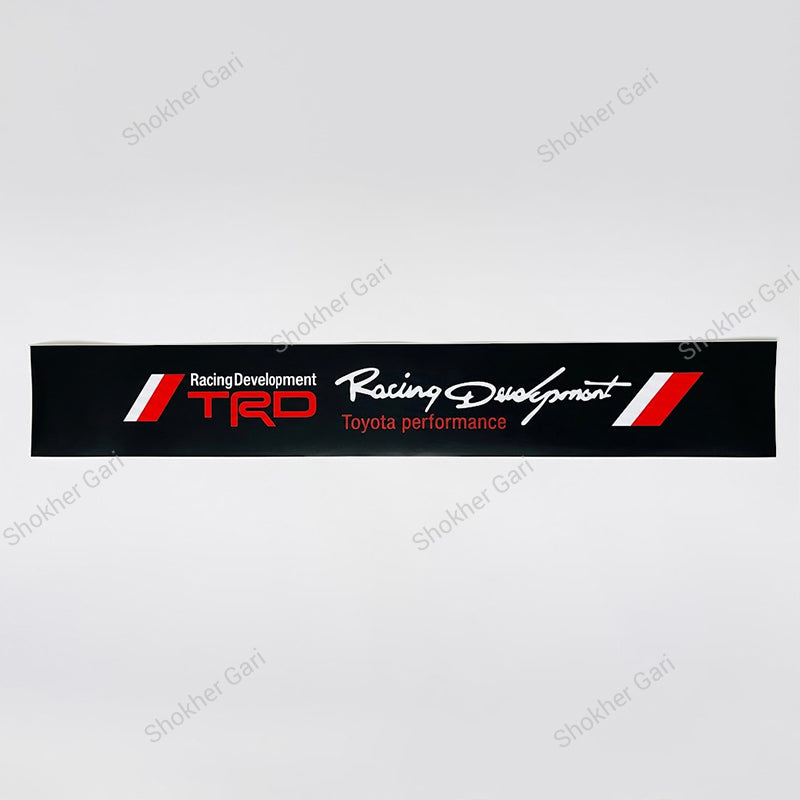 Car Front Glass Text Logo Stickers