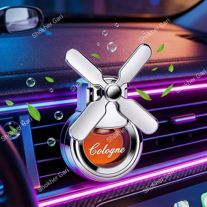 Car Ac Air Freshener Diffuser For Air Vents With Fan Odor