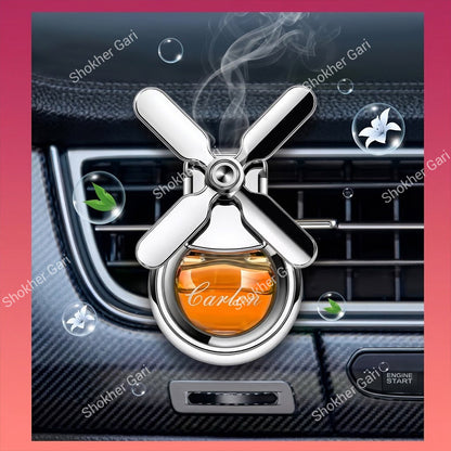 Car Ac Air Freshener Diffuser For Air Vents With Fan Odor