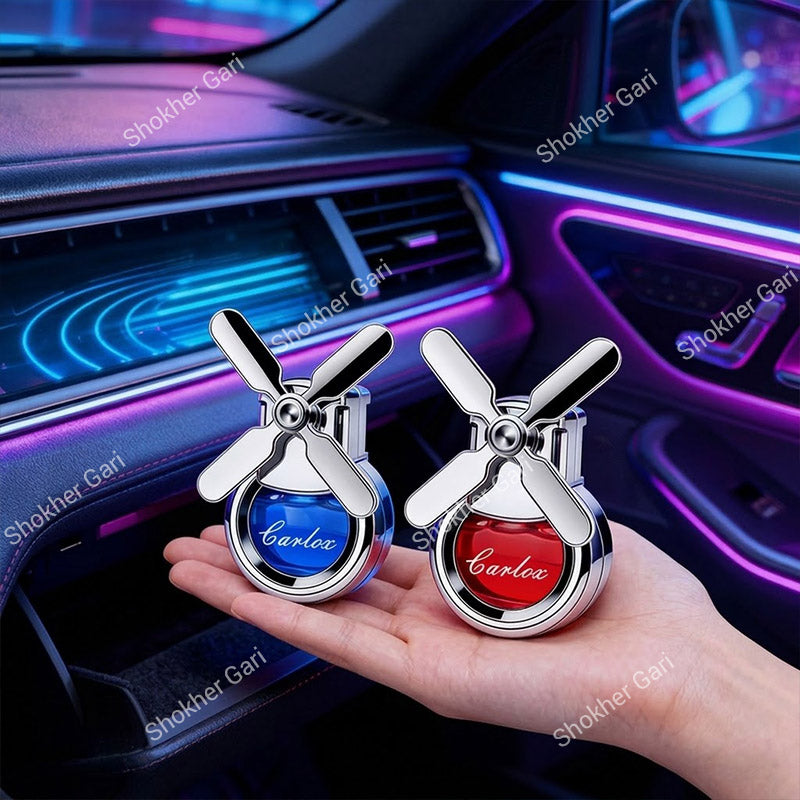 Car Ac Air Freshener Diffuser For Air Vents With Fan Odor
