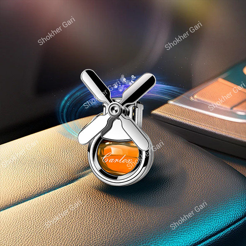 Car Ac Air Freshener Diffuser For Air Vents With Fan Odor