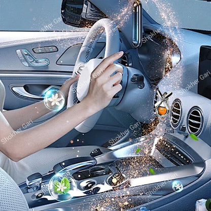 Car Ac Air Freshener Diffuser For Air Vents With Fan Odor