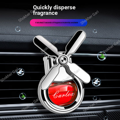 Car Ac Air Freshener Diffuser For Air Vents With Fan Odor