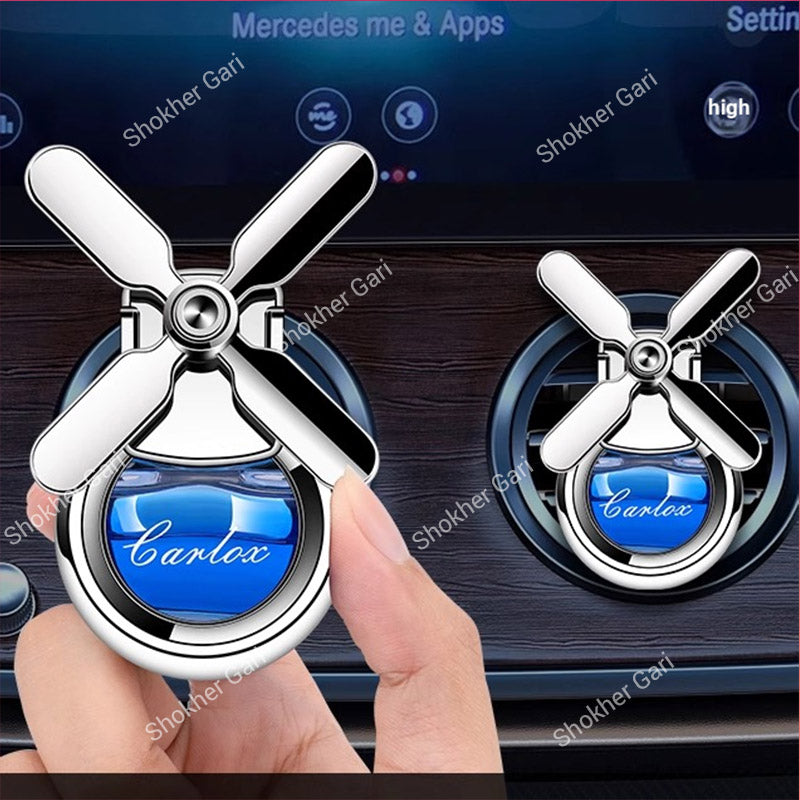 Car Ac Air Freshener Diffuser For Air Vents With Fan Odor