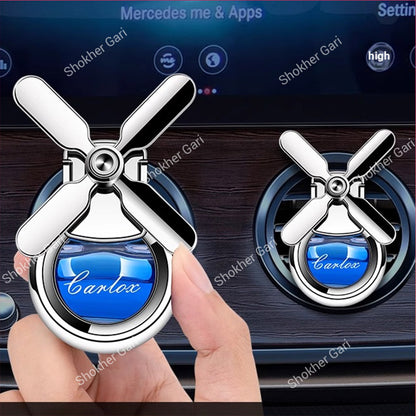 Car Ac Air Freshener Diffuser For Air Vents With Fan Odor