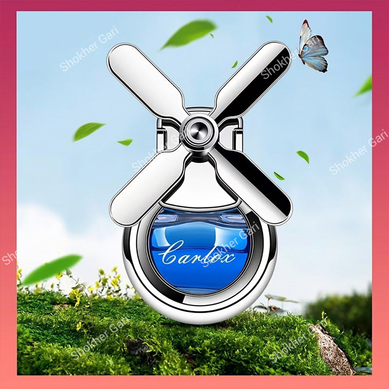 Car Ac Air Freshener Diffuser For Air Vents With Fan Odor