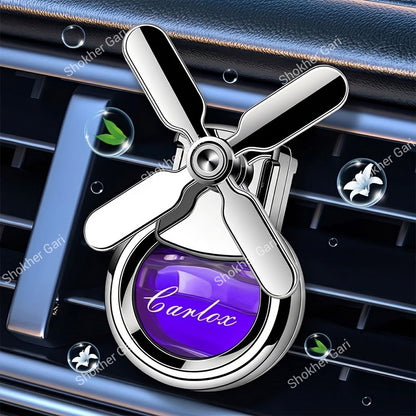 Car Ac Air Freshener Diffuser For Air Vents With Fan Odor