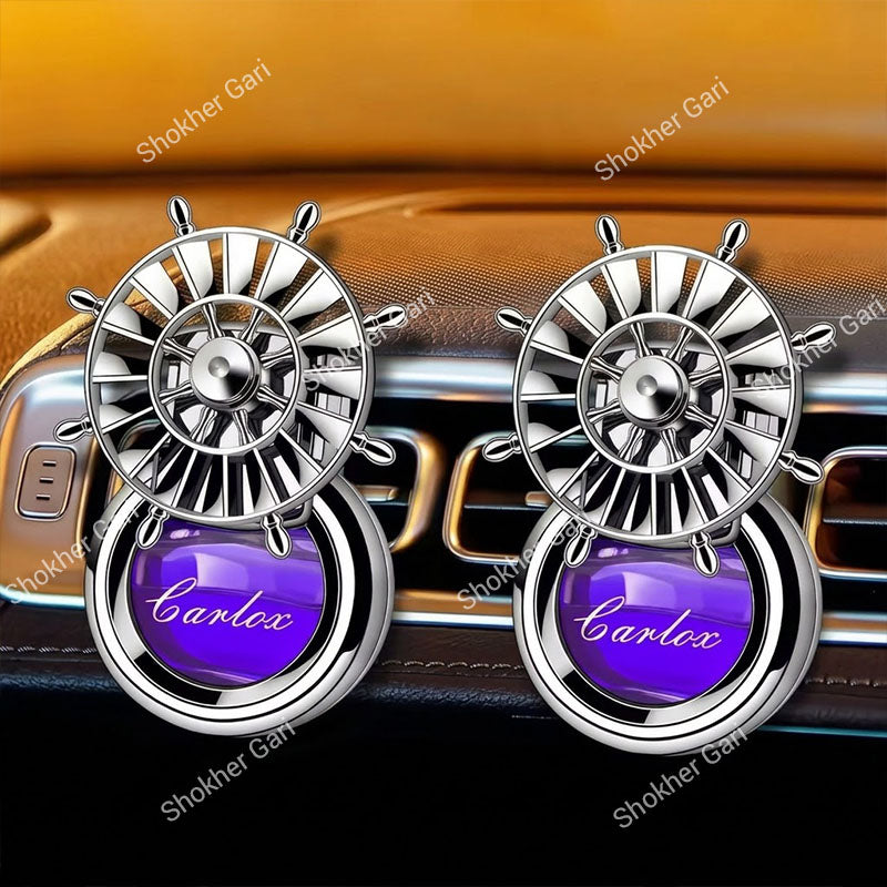 Car Ac Air Freshener  Diffuser For Air Vents With Fan Design 2