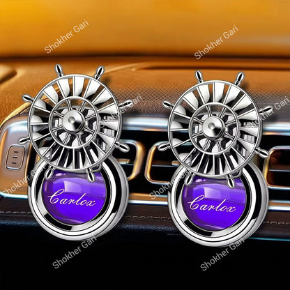 Car Ac Air Freshener  Diffuser For Air Vents With Fan Design 2