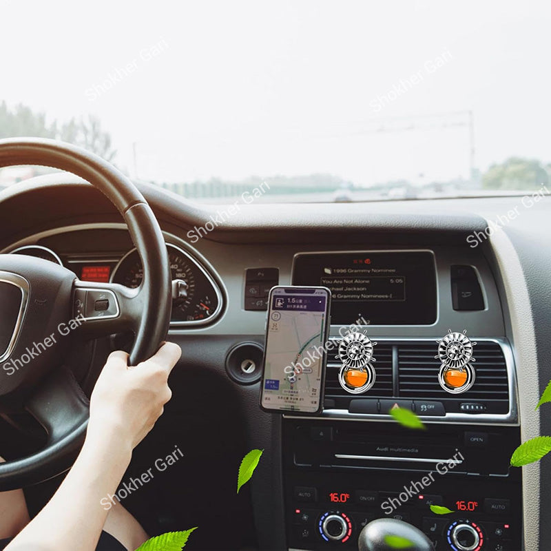 Car Ac Air Freshener  Diffuser For Air Vents With Fan Design 2