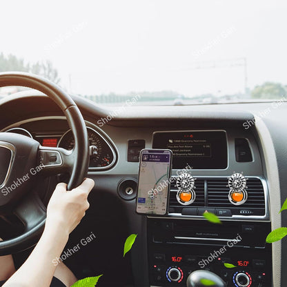 Car Ac Air Freshener  Diffuser For Air Vents With Fan Design 2