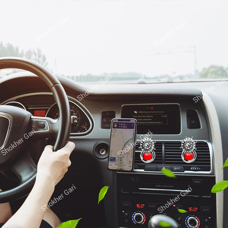 Car Ac Air Freshener  Diffuser For Air Vents With Fan Design 2