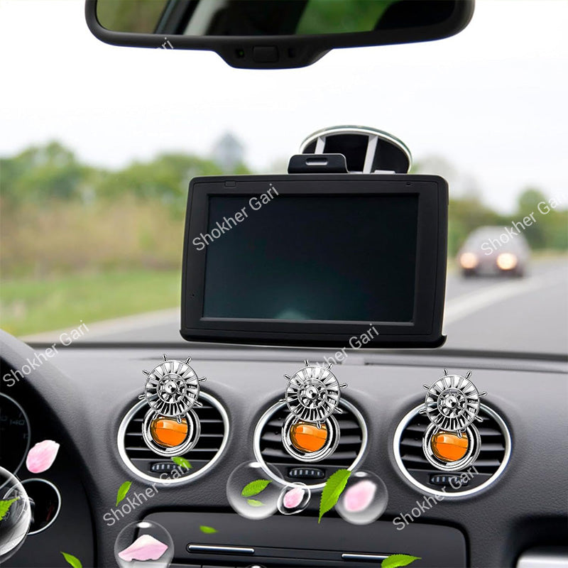 Car Ac Air Freshener  Diffuser For Air Vents With Fan Design 2
