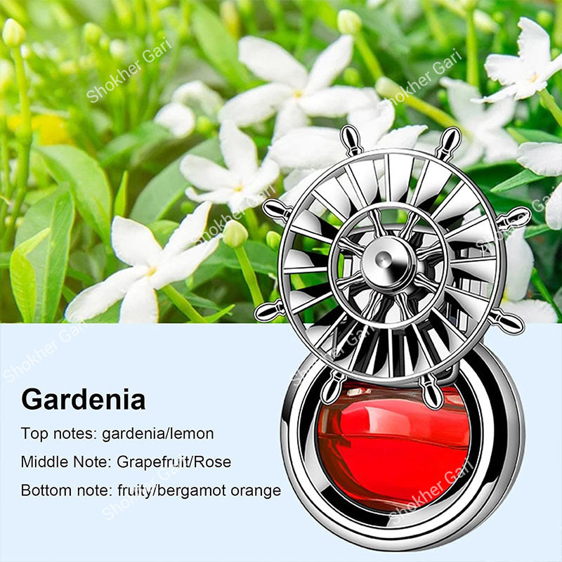 Car Ac Air Freshener  Diffuser For Air Vents With Fan Design 2