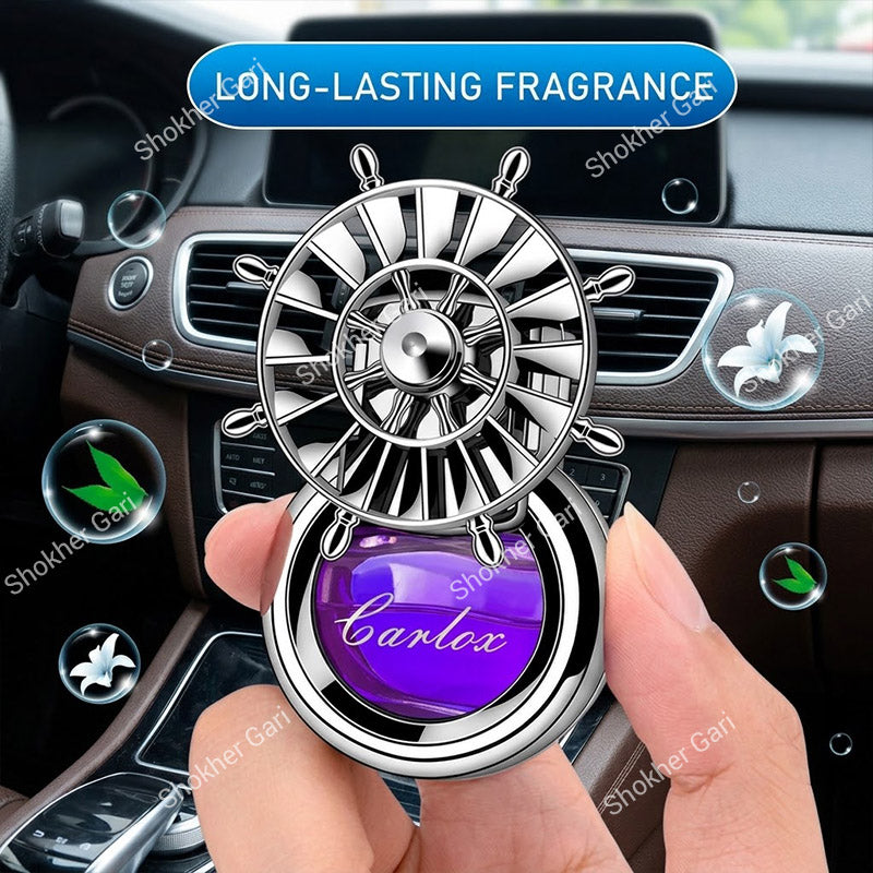 Car Ac Air Freshener  Diffuser For Air Vents With Fan Design 2