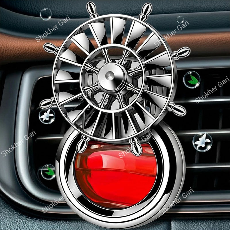 Car Ac Air Freshener  Diffuser For Air Vents With Fan Design 2