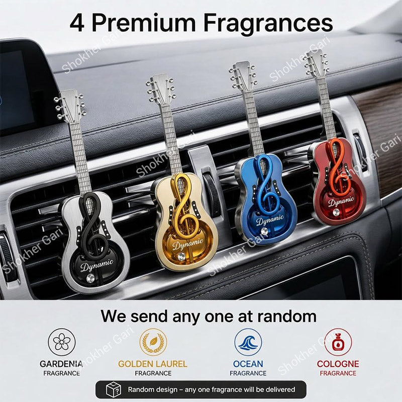 Car Guitar Perfume Ac  Freshener Long Lasting Fragrance