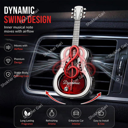 Car Guitar Perfume Ac  Freshener Long Lasting Fragrance
