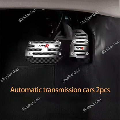 Car Pedal Non-slip  Strip Thickened Alloy Wear-resistant Throttle Brake Clutch Pedal Cover,