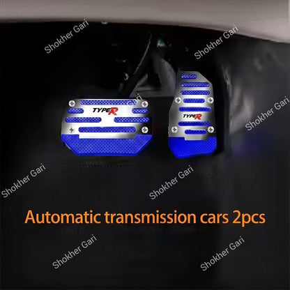 Car Pedal Non-slip  Strip Thickened Alloy Wear-resistant Throttle Brake Clutch Pedal Cover,