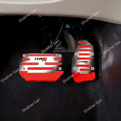 Car Pedal Non-slip  Strip Thickened Alloy Wear-resistant Throttle Brake Clutch Pedal Cover,
