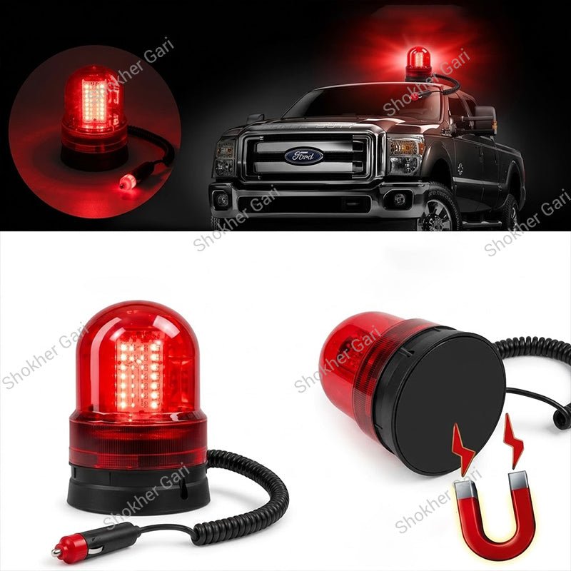 Car Led Red Warning And Emergency Signal Light