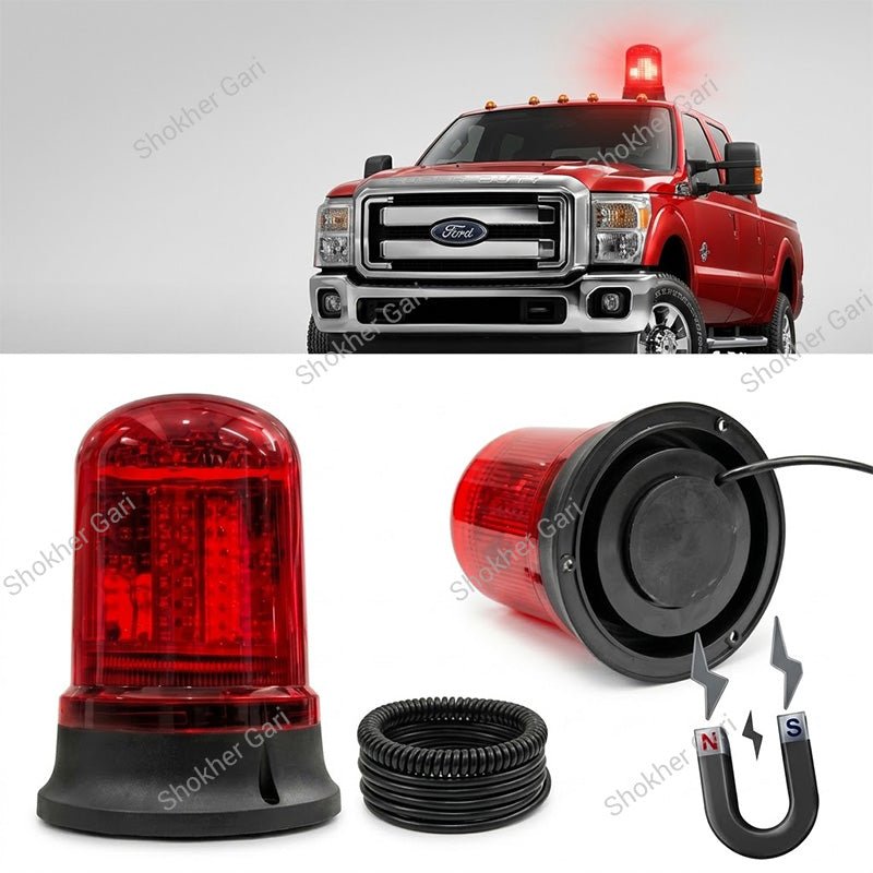 Car Led Red Warning And Emergency Signal Light