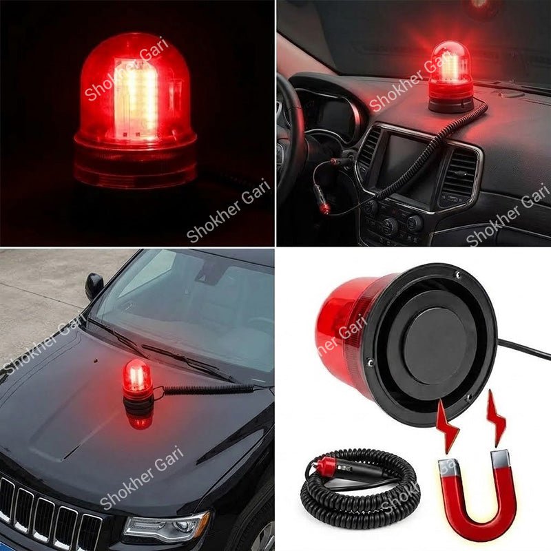 Car Led Red Warning And Emergency Signal Light