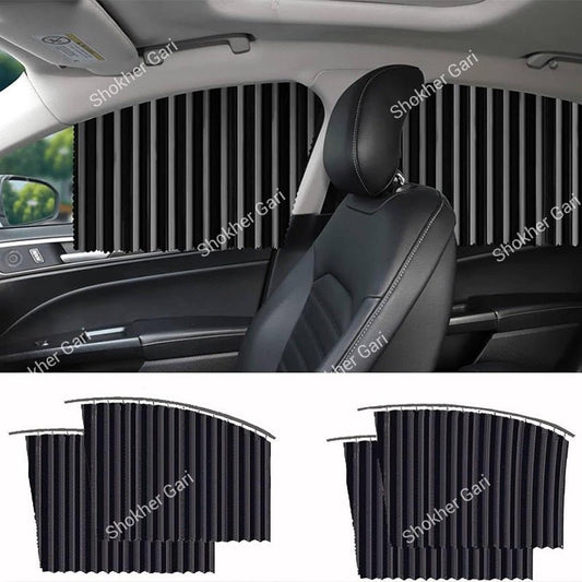 Car Magnetic Side Window Sunshade Curtains Set of 4