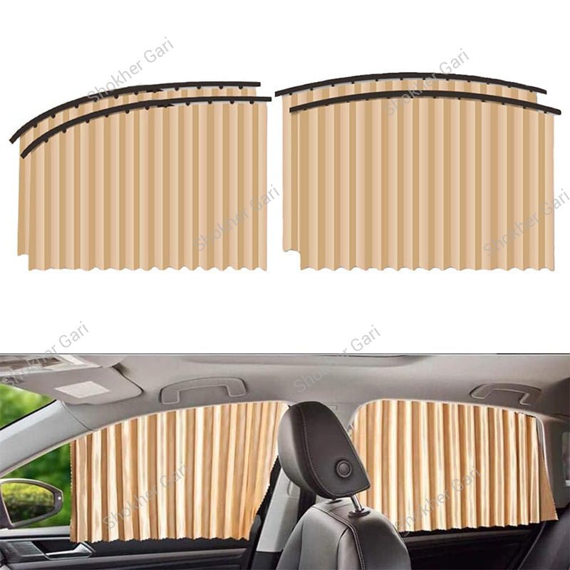 Car Magnetic Side Window Sunshade Curtains Set of 4
