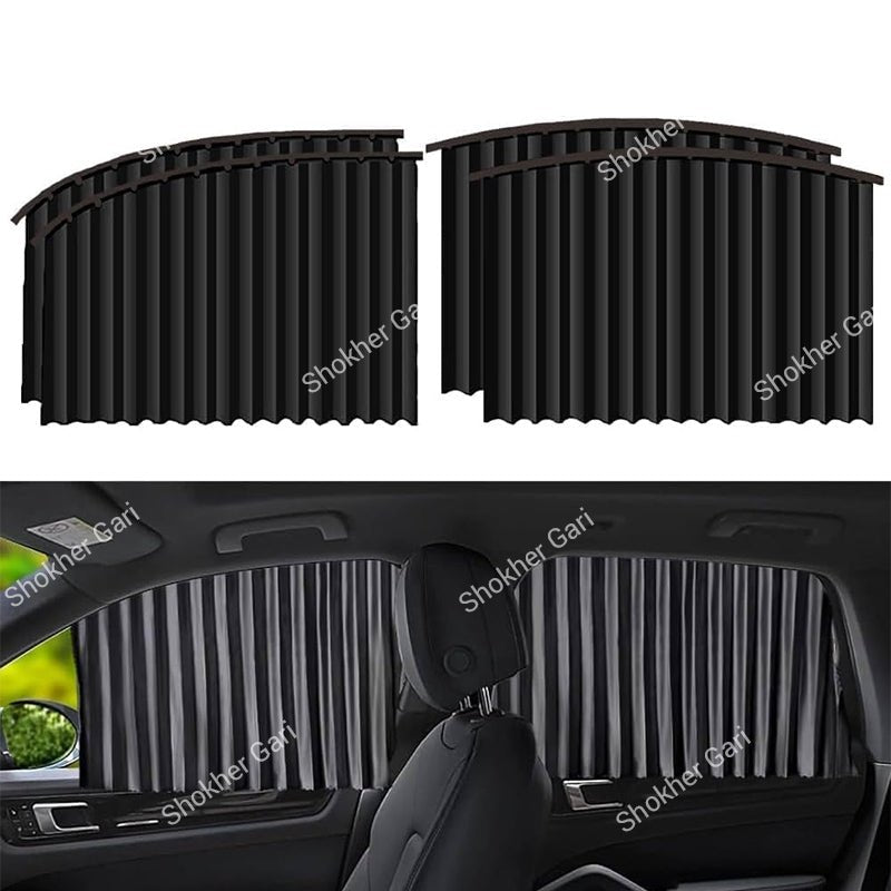 Car Magnetic Side Window Sunshade Curtains Set of 4