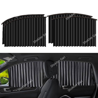 Car Magnetic Side Window Sunshade Curtains Set of 4