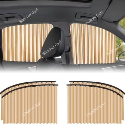 Car Magnetic Side Window Sunshade Curtains Set of 4