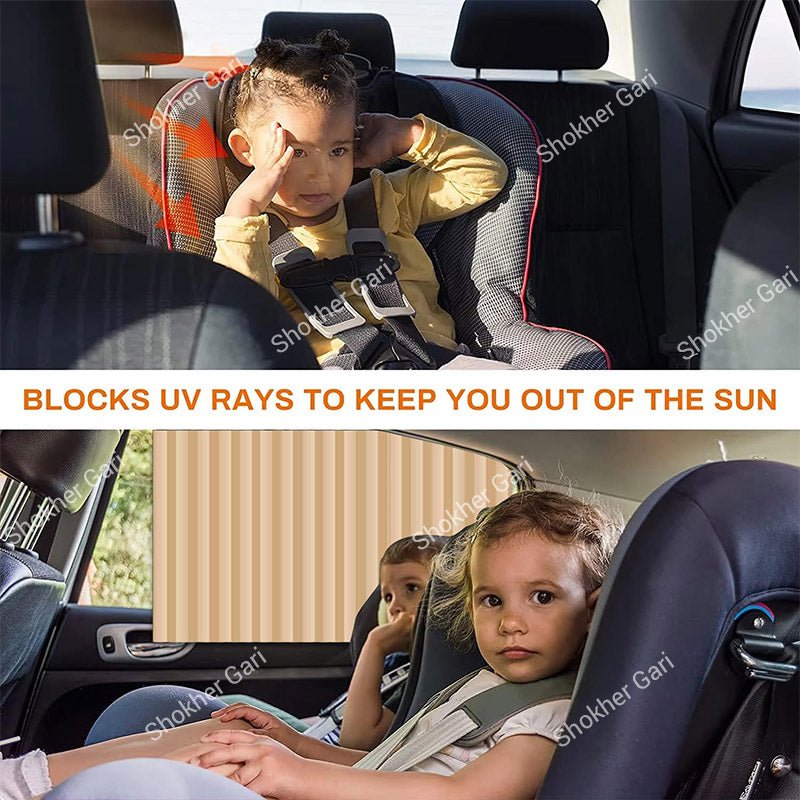 Car Magnetic Side Window Sunshade Curtains Set of 4