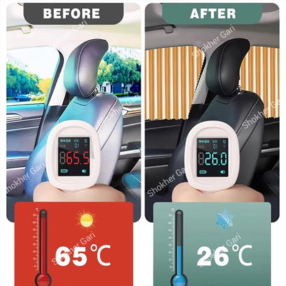 Car Magnetic Side Window Sunshade Curtains Set of 4
