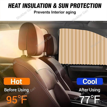 Car Magnetic Side Window Sunshade Curtains Set of 4