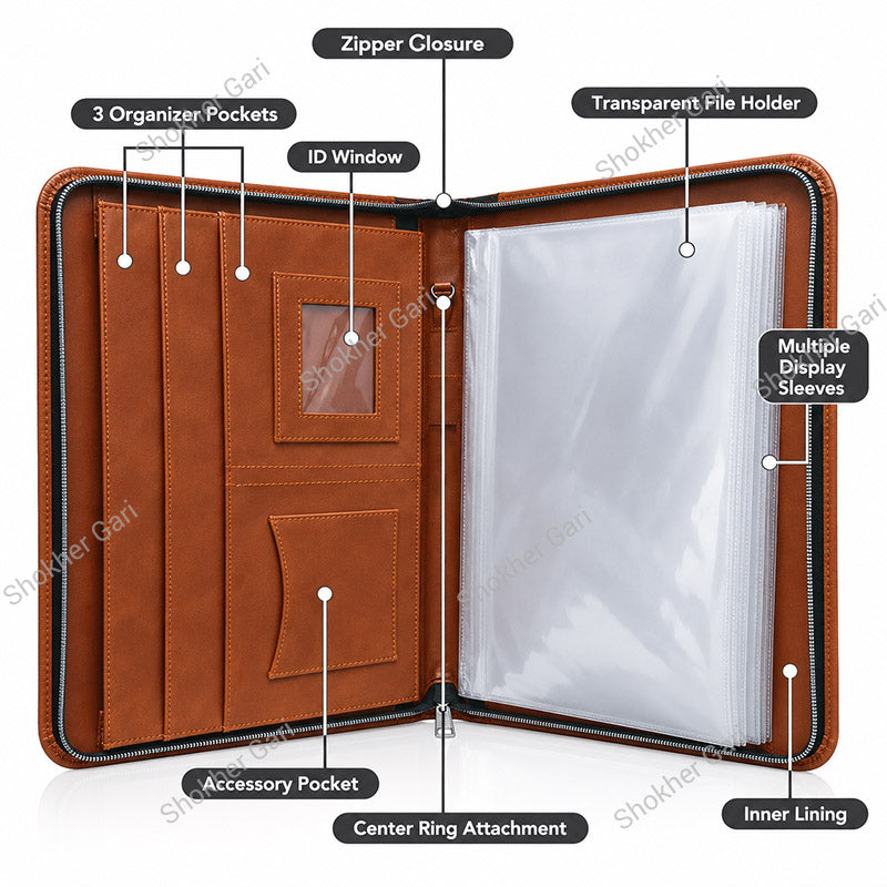 Premium Multi-Purpose Important Documents, Certificates, Legal Papers, Property Records & Essential Files Storage Organizer