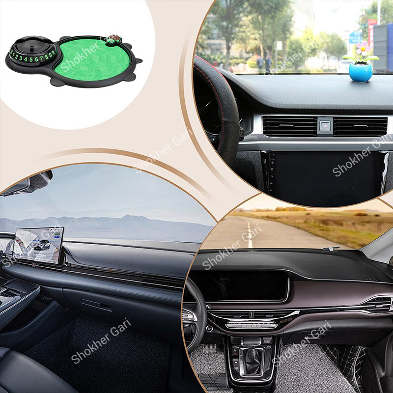 Car Anti Slip Mat Phone Holder Green Edition