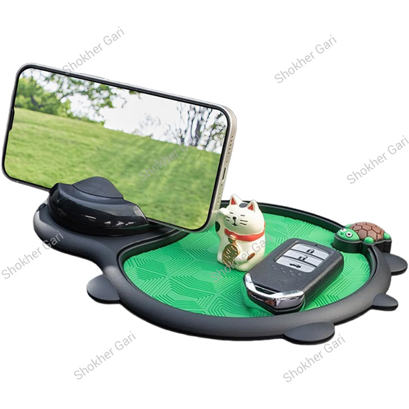 Car Anti Slip Mat Phone Holder Green Edition