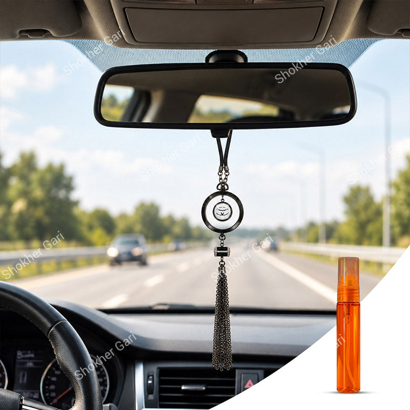 Toyota Logo Car Hanging Perfume with Metal Tassel