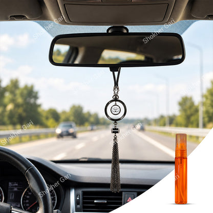 Toyota Logo Car Hanging Perfume with Metal Tassel