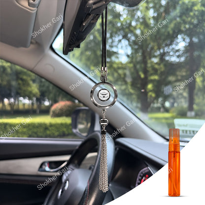 Toyota Logo Car Hanging Perfume with Metal Tassel