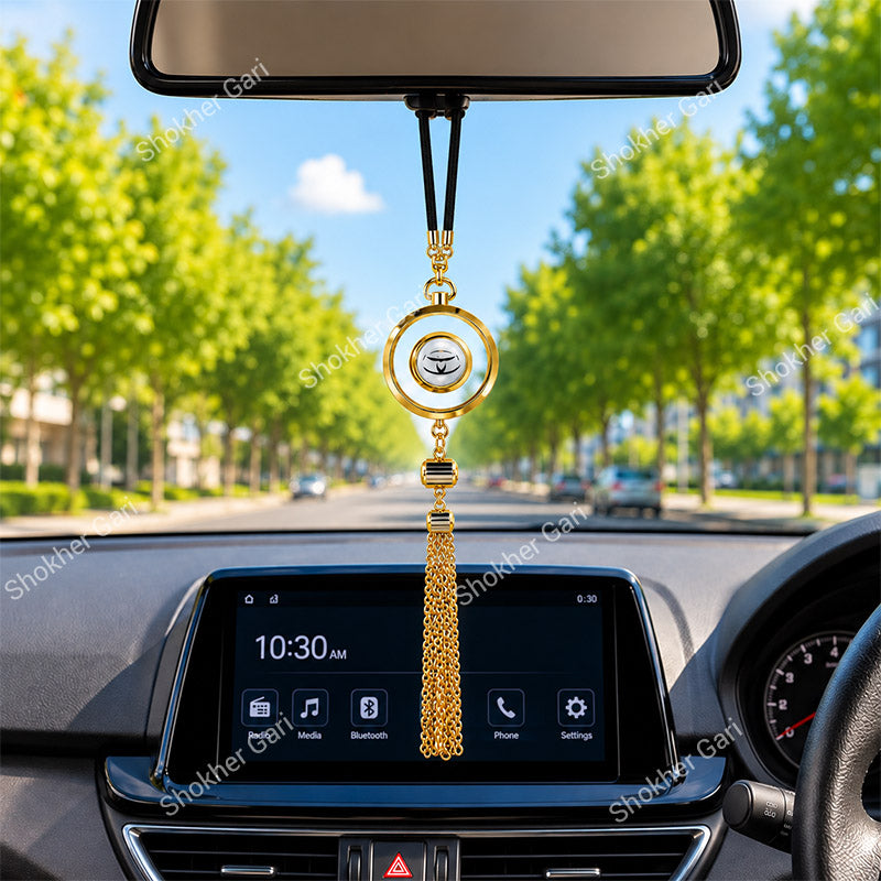 Toyota Logo Car Hanging Perfume with Metal Tassel