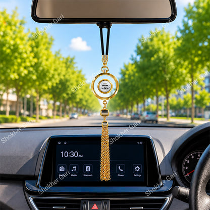 Toyota Logo Car Hanging Perfume with Metal Tassel