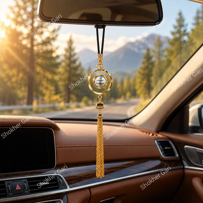 Toyota Logo Car Hanging Perfume with Metal Tassel