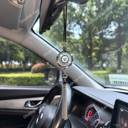 Toyota Logo Car Hanging Perfume with Metal Tassel