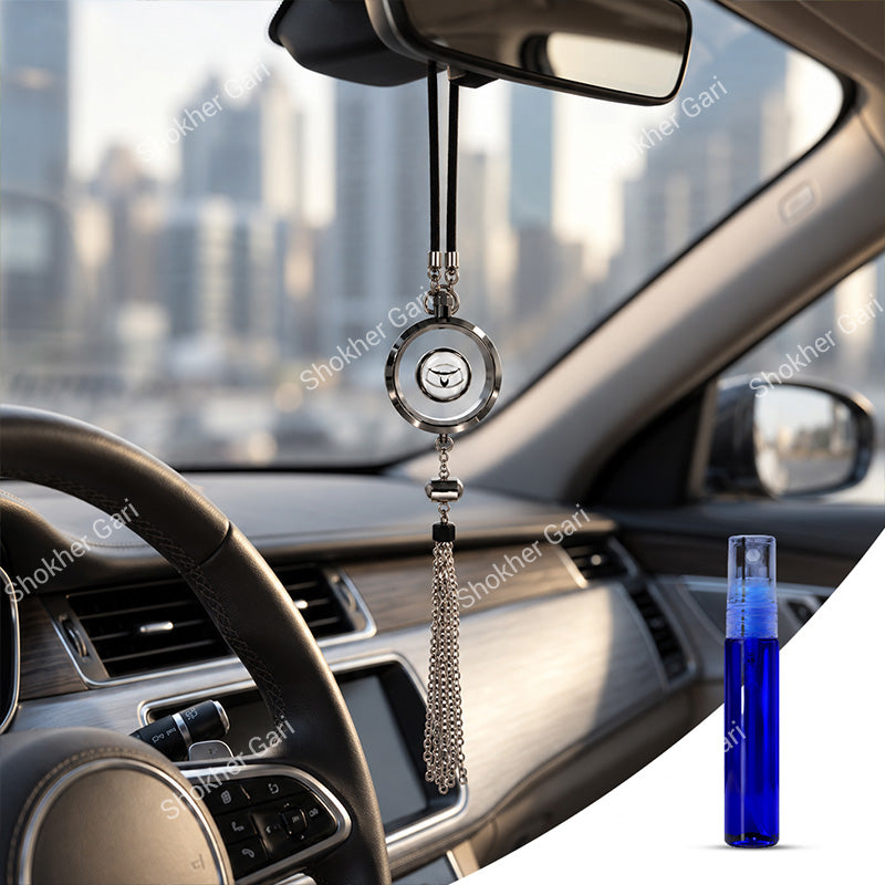 Toyota Logo Car Hanging Perfume with Metal Tassel