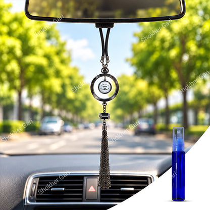 Toyota Logo Car Hanging Perfume with Metal Tassel
